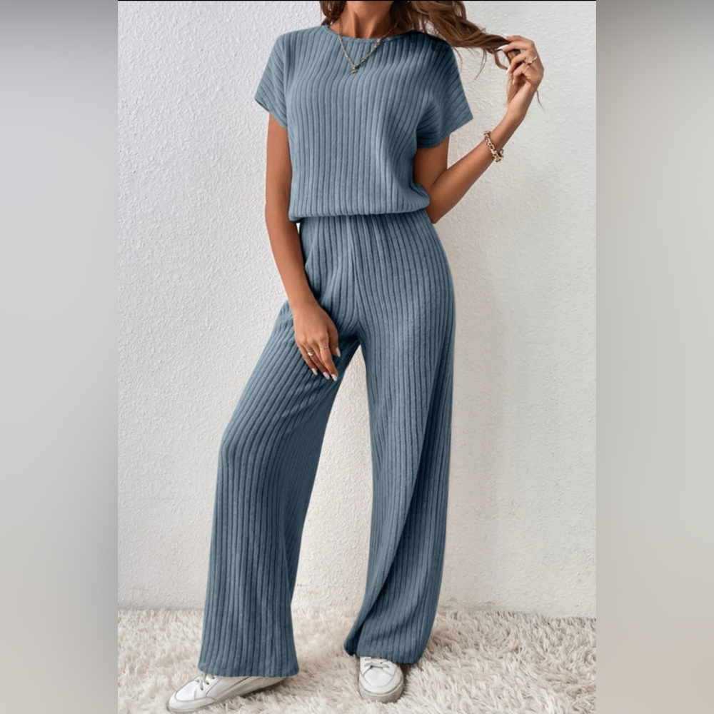 Posy - Comfy Ribbed Jumpsuit
